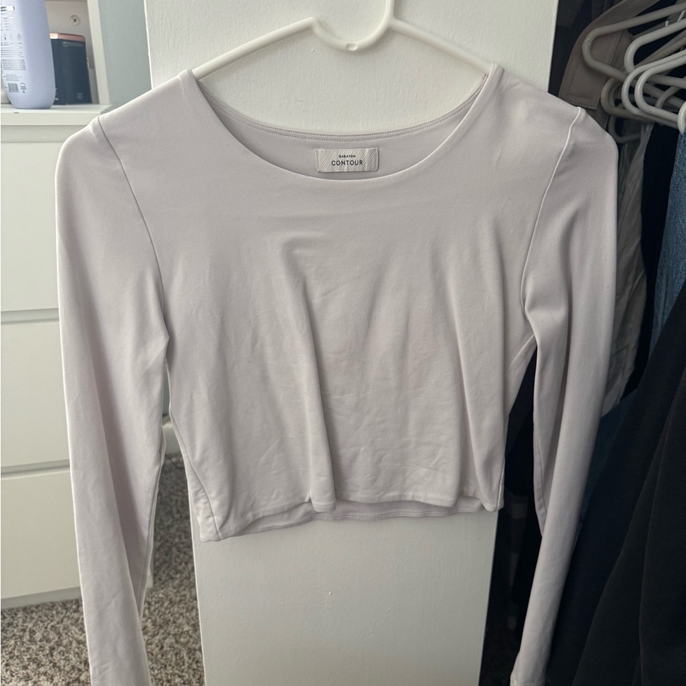 Long Sleeve White Top